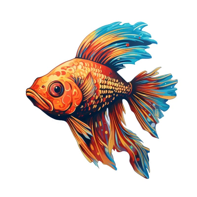 Poisson coloré
