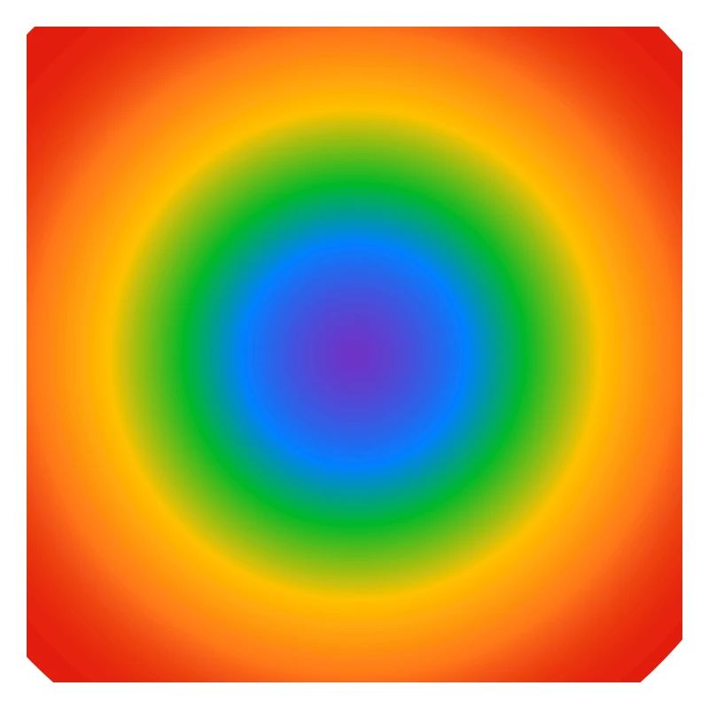 Rainbow Circle Gradient Colors Pride Merch