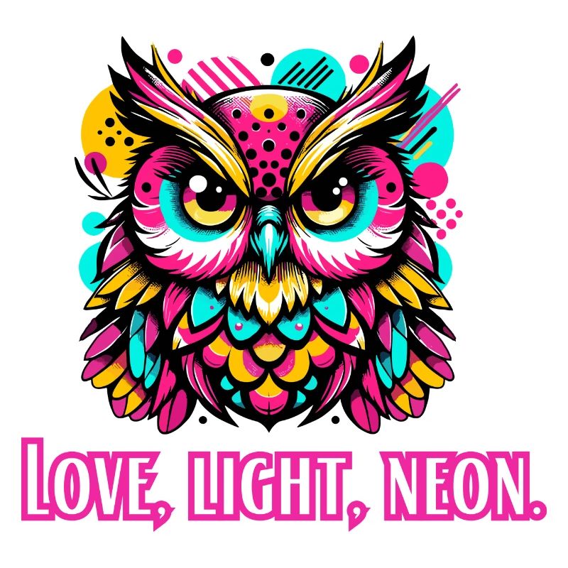 Liebe, Licht, Neon Eule