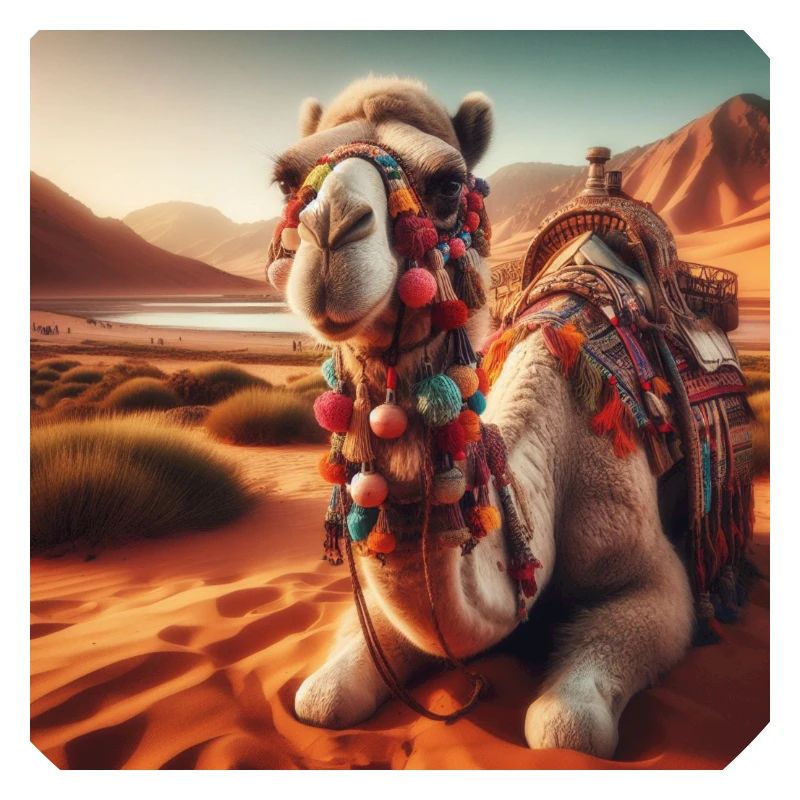 Kamel in der Wüste A1