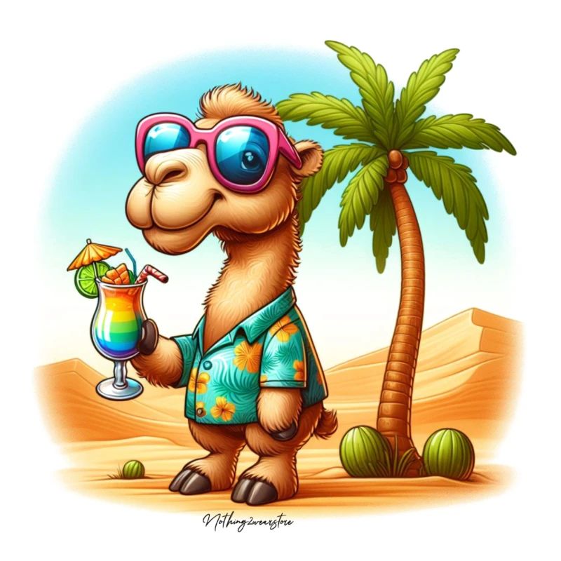 Kamel im Urlaub