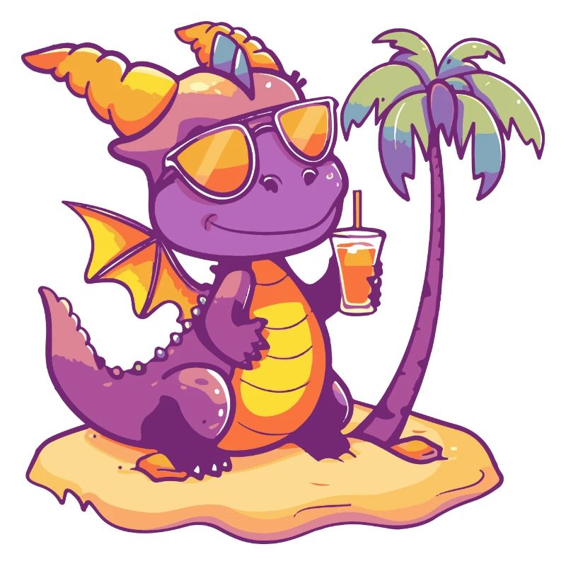 Dragon Summer Beach Vacation