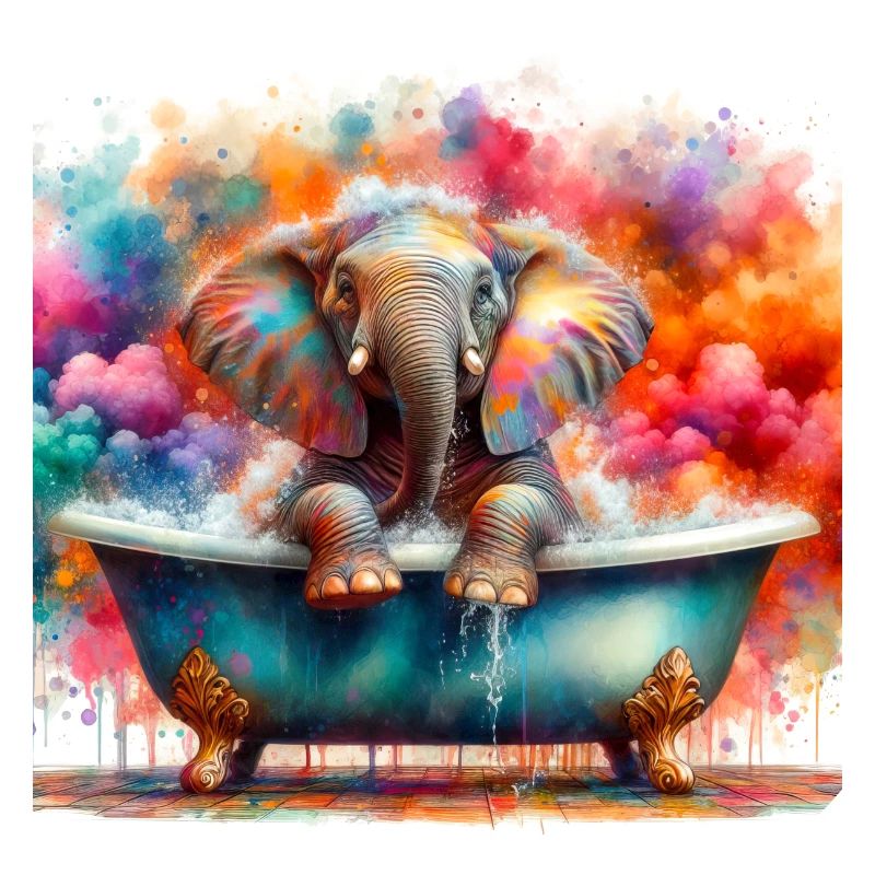 Un éléphant dans ma baignoire