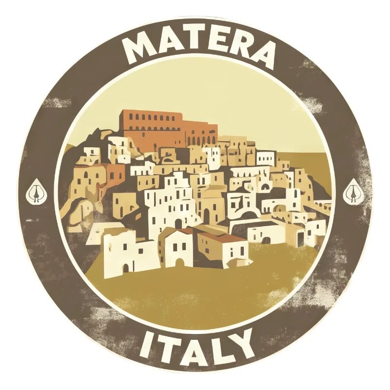 Matera Italie Maisons en grès