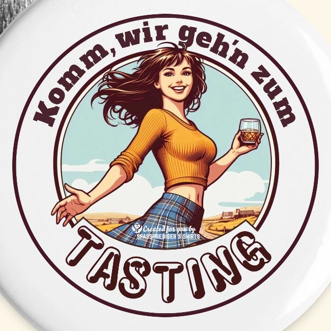 Whisky Einladung Komm wir geh'n zum Tasting