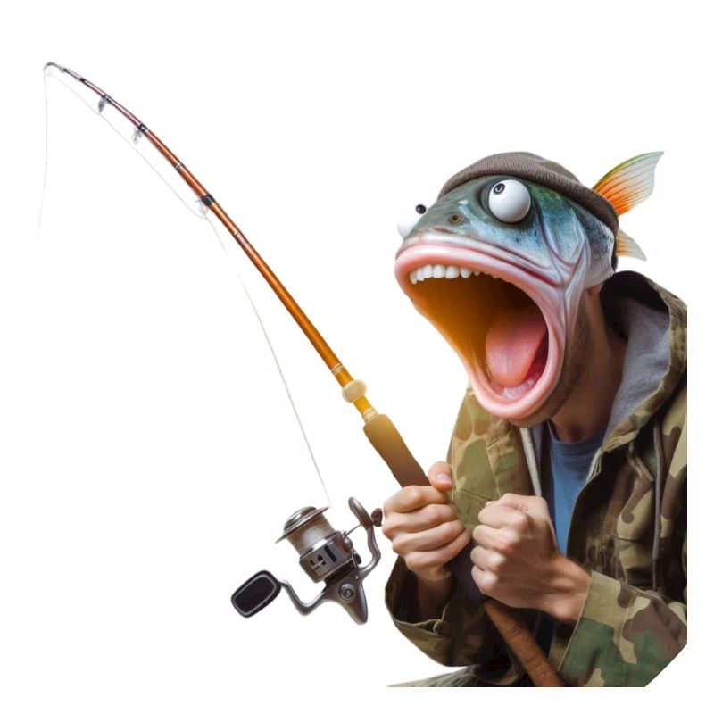 Verrückter Angler