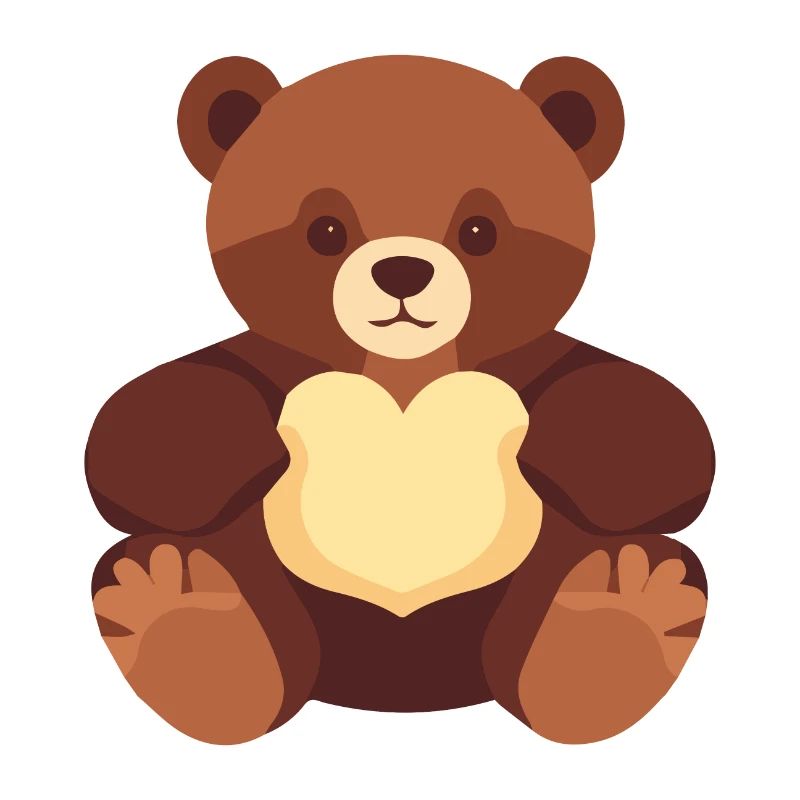 Teddybär in braun