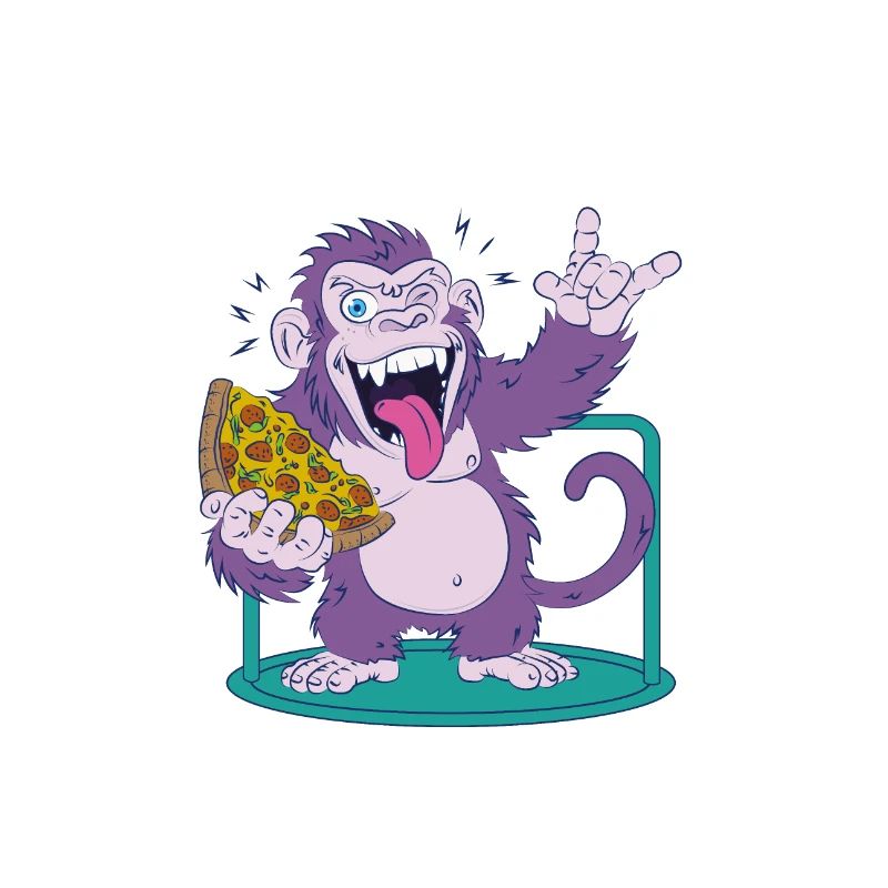 Pizza: Monkey makes it better!