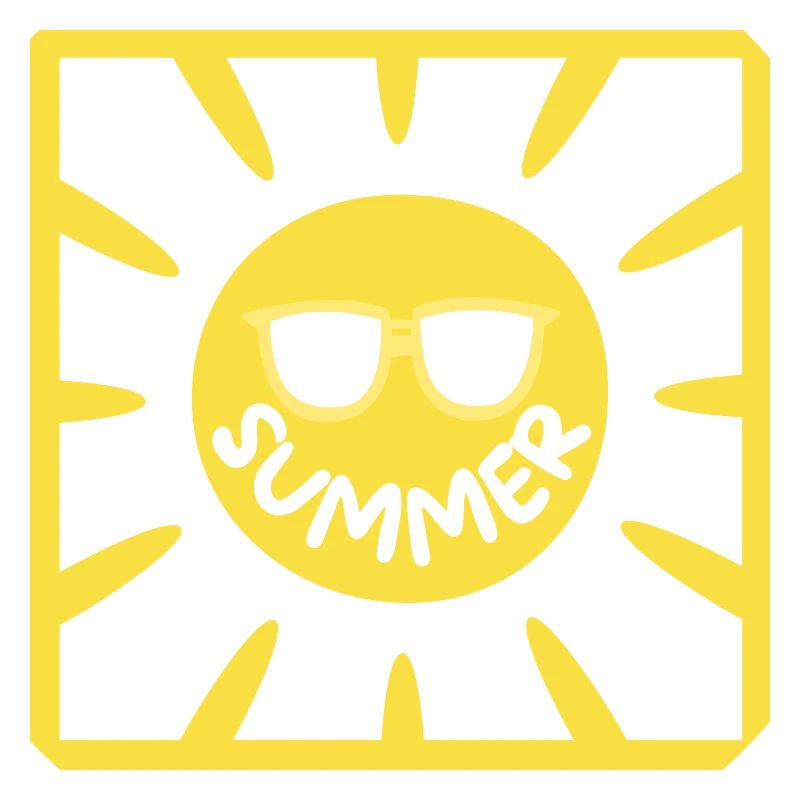 Soleil été et lunettes