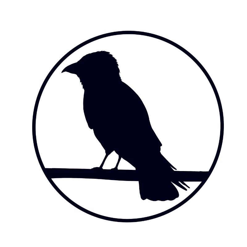 Crow on a branch