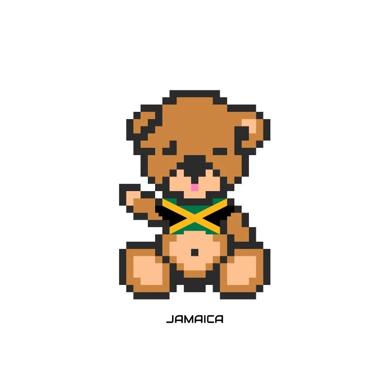 Pixel Bear Jamaica