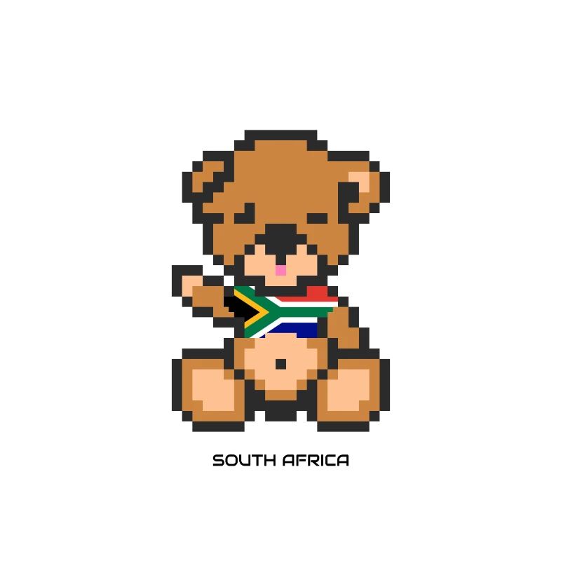 Pixel Bär Südafrika