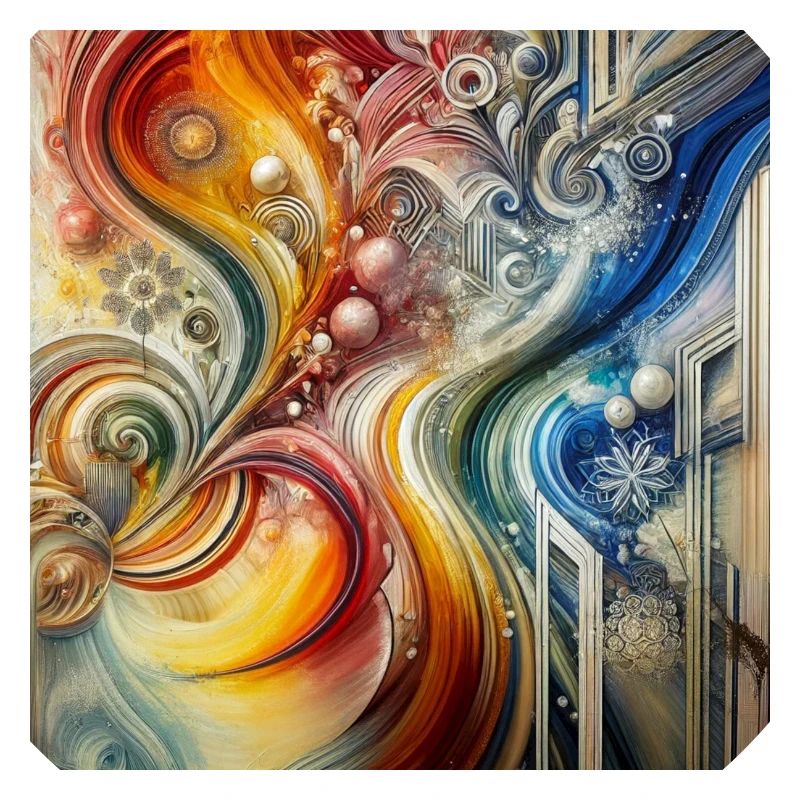 Aetheric Fusion - Abstract Painting