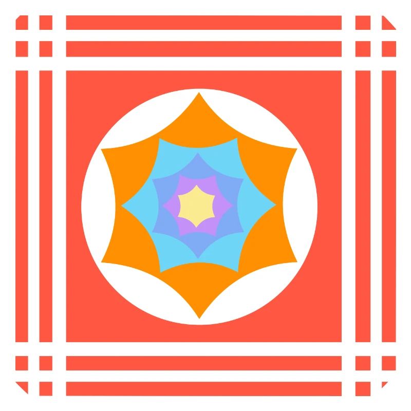 Farbenspiele mit Stern