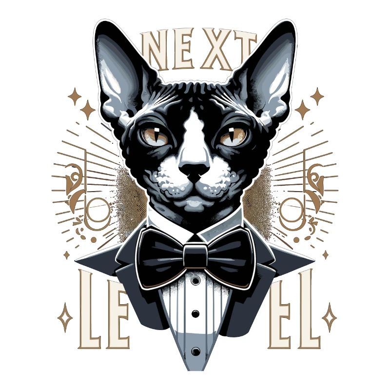 Cornish Rex Suit Next Level Cat Gift