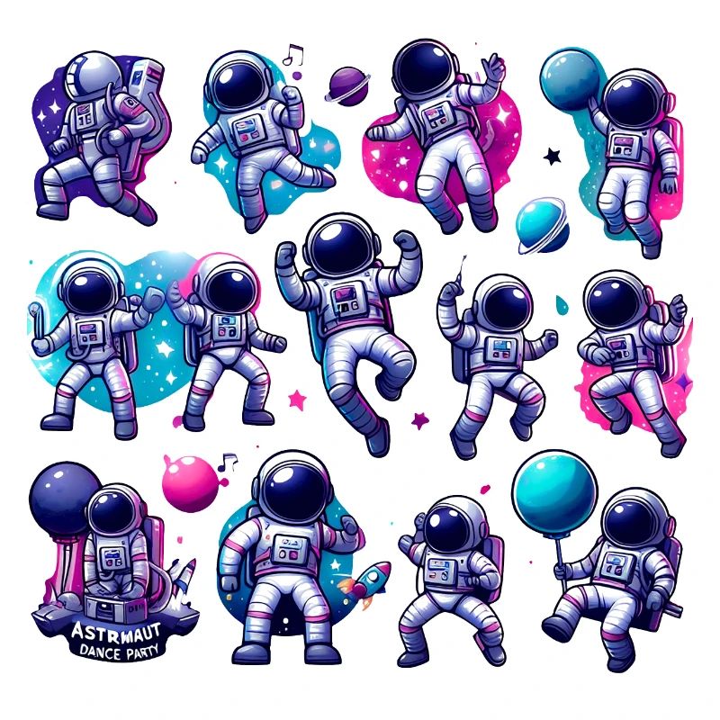 Astronaut and Planet
