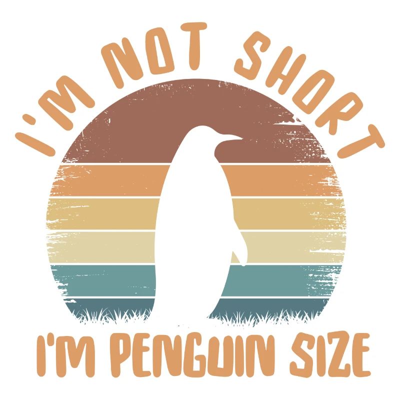 Ich bin nicht klein Ich bin Pinguin Größe Liebe Pinguine