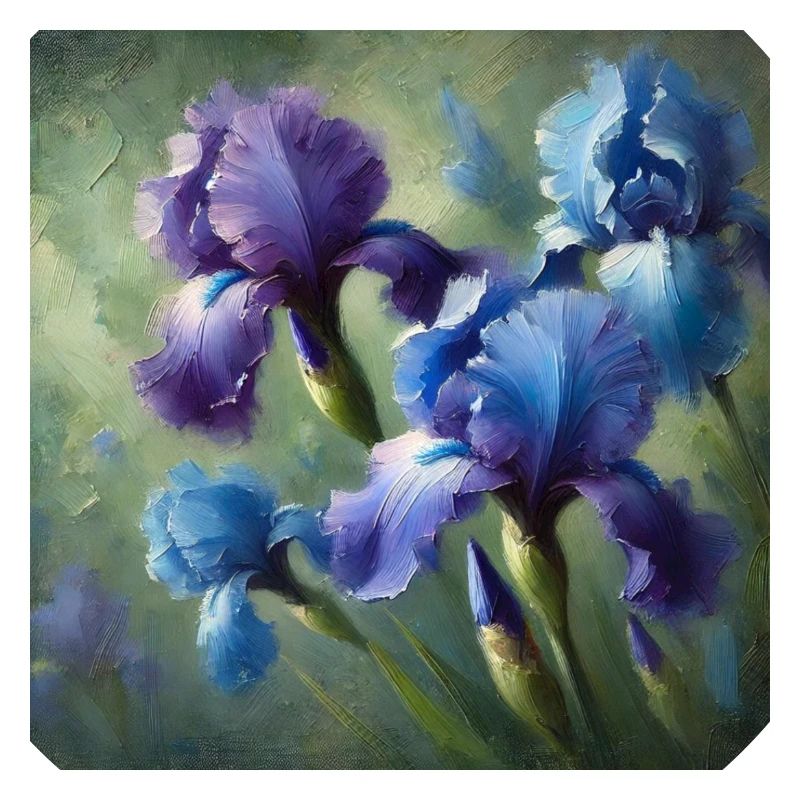Ästhetische Iris Blumen
