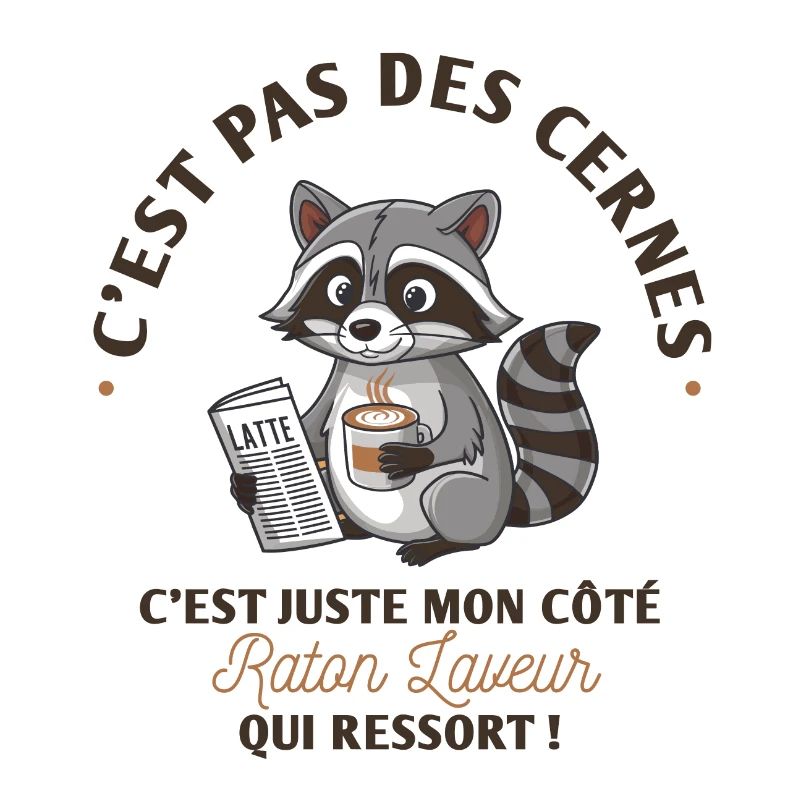 C'est pas des cernes, c'est mon côté raton laveur