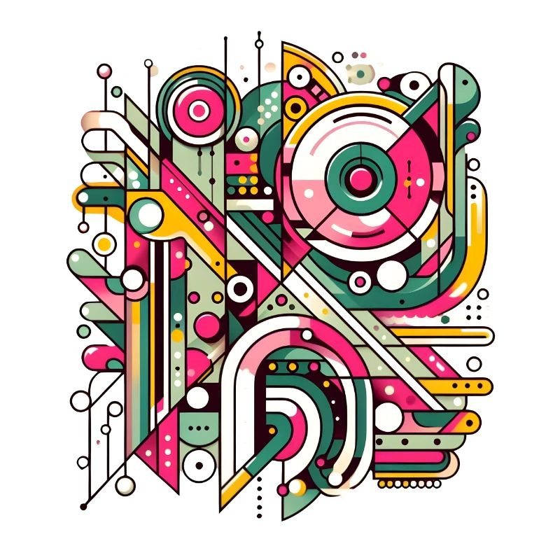 Neon Geometry — Hypergrid