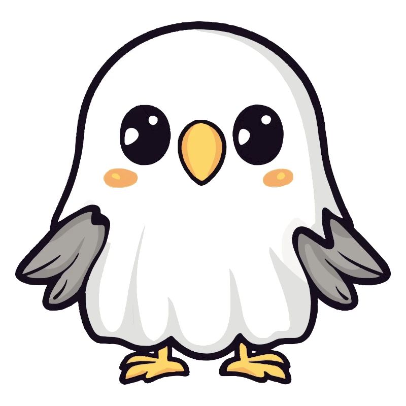 Eagle Halloween Comic Ghost