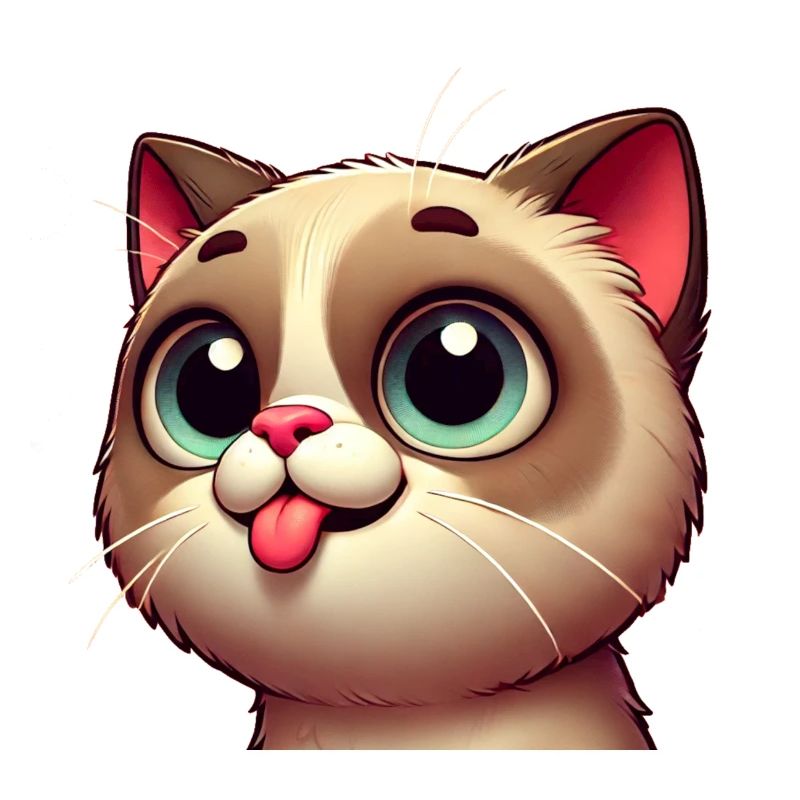 Chat mignon avec de grands yeux