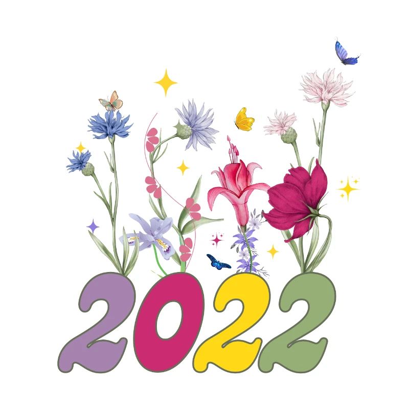 Année de naissance 2022 fleurs sauvages