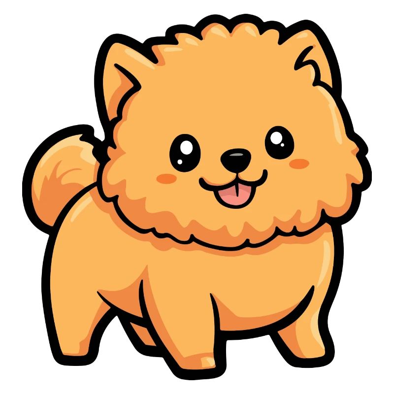Chow Chow Dog Comic Cute