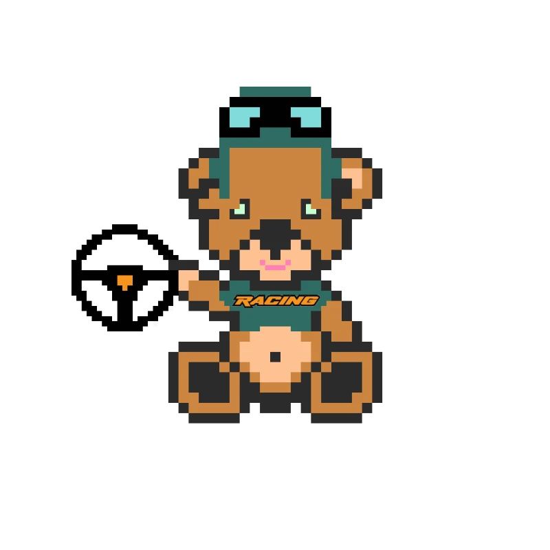 Pixel Bear Racing