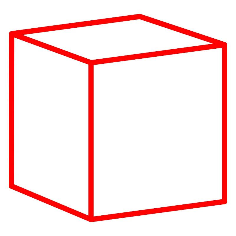 Cube rouge
