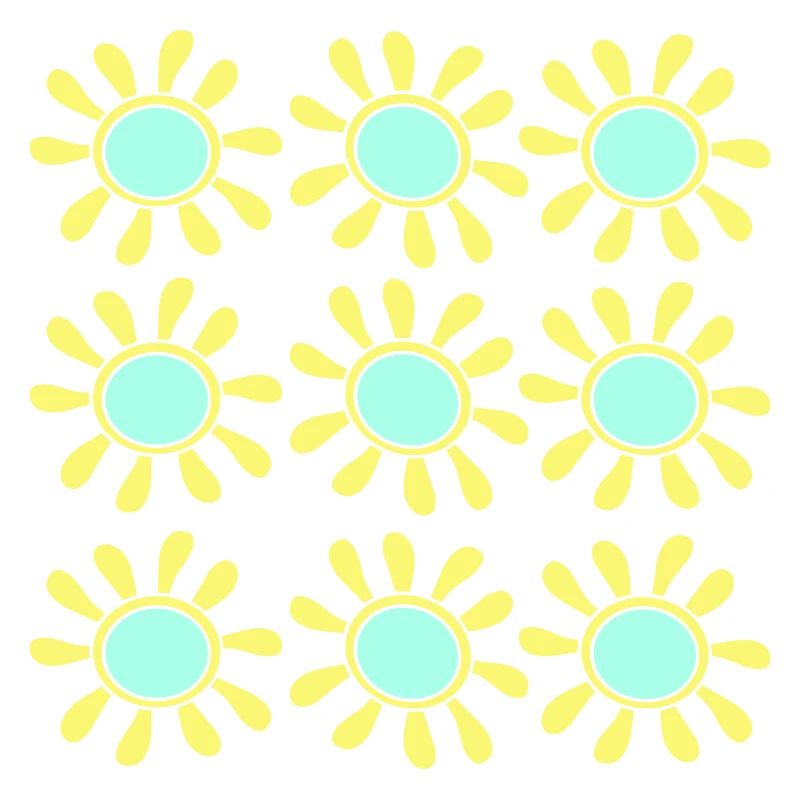 Many Small Sunflowers Sun Flower Pattern