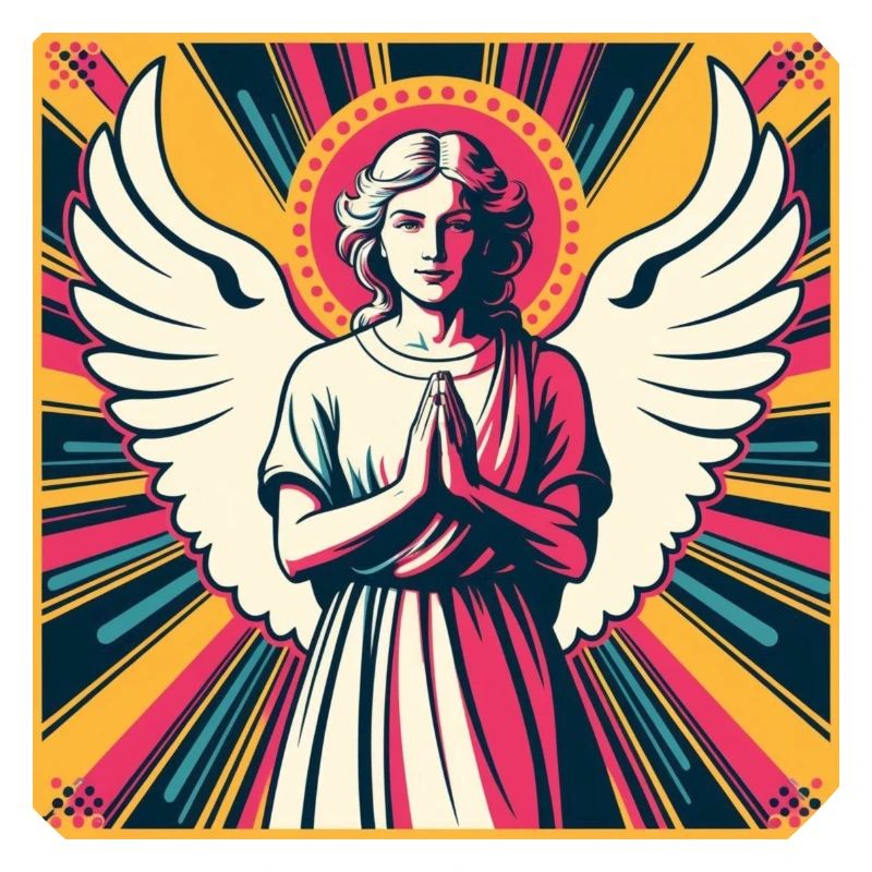 Schutzengel Pop-Art