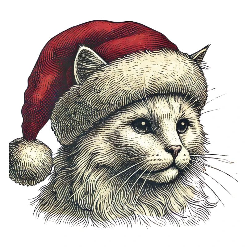 Chat de Noël