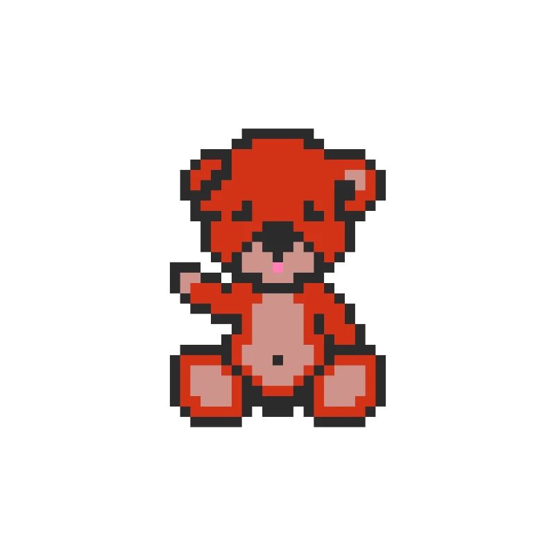 Pixelbär Pfeffer