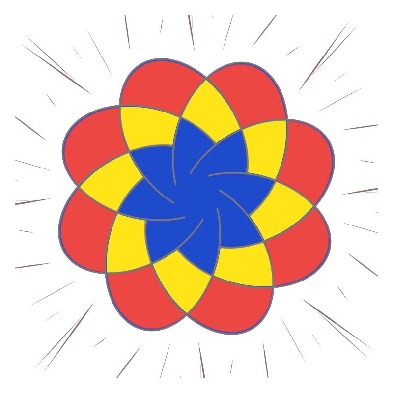 Abstract with a pattern