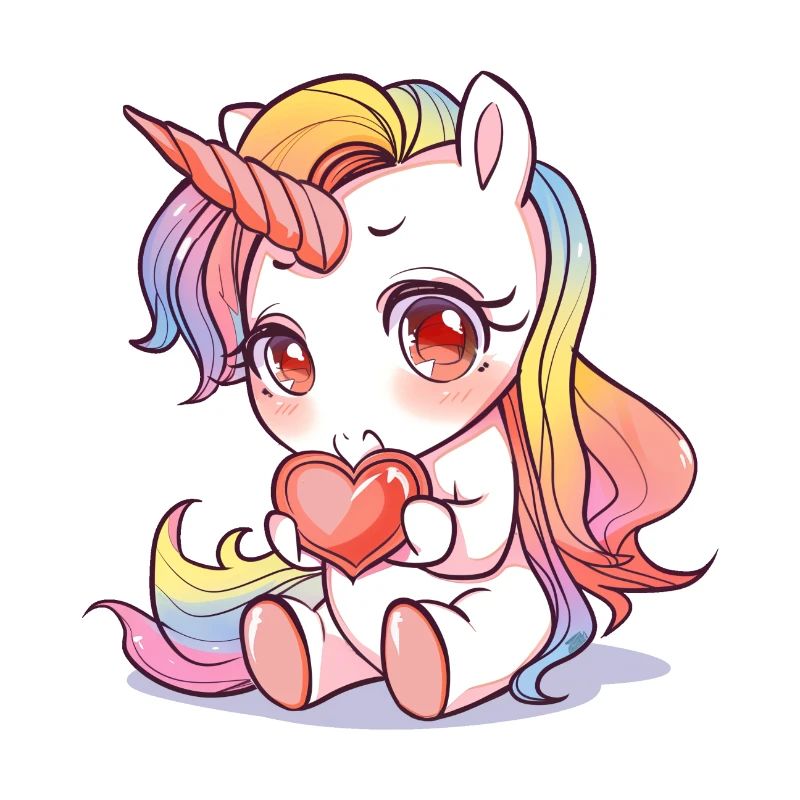 Schüchternes Einhorn, Mädchen Geburtstagsgeschenk, Tier