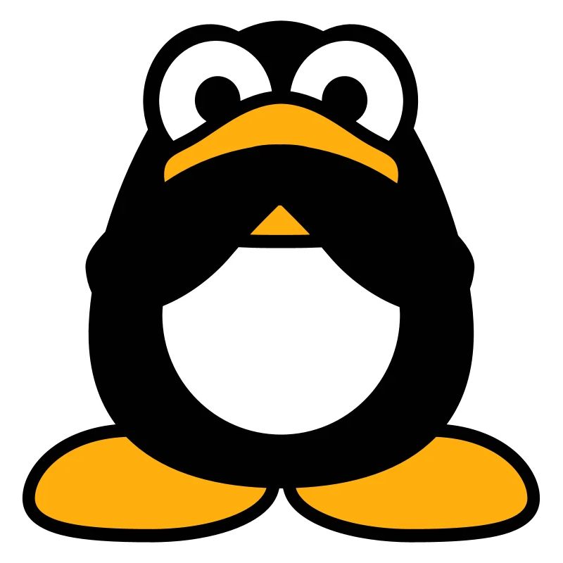 Penguin Nothing Talking Silent Hands Covering Mouth