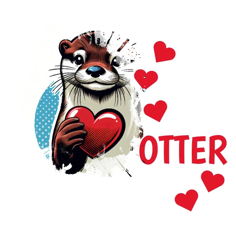 Otter half liebe geschenk