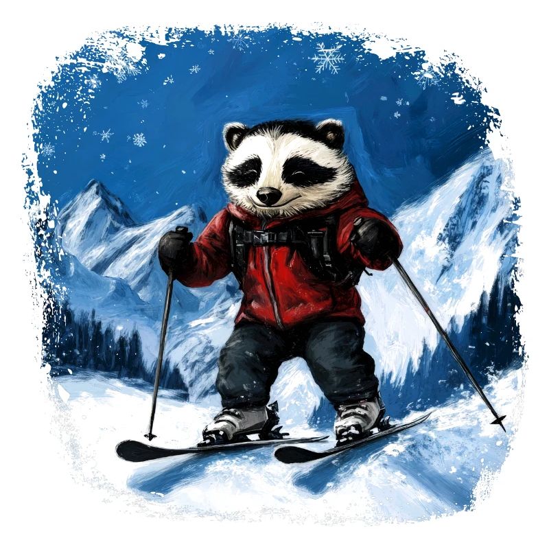 Skier Badger