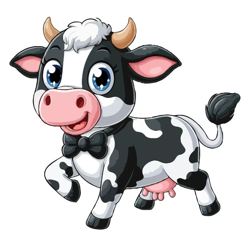 Vache heureuse
