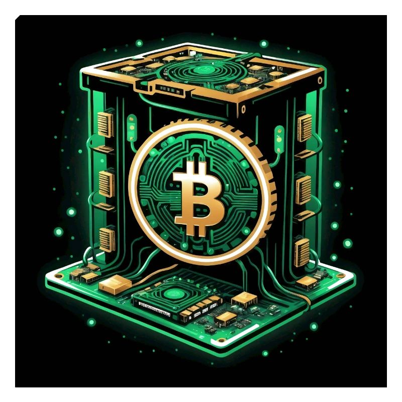 Bitcoin Crypto Crypto à la lune Cadeau CPU