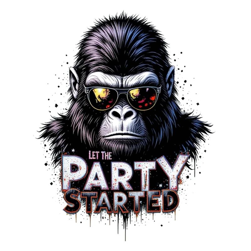 let the party startet Gorilla