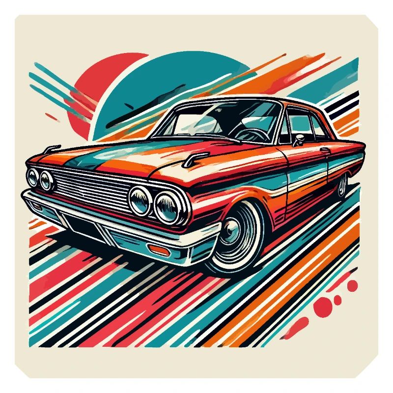 Voiture classique rétro