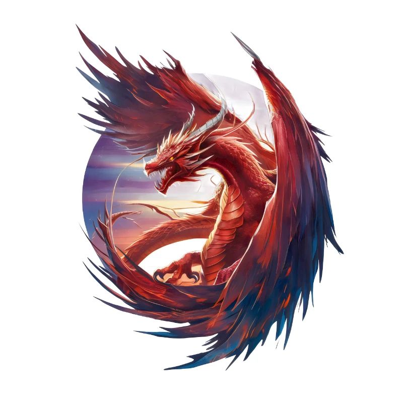 Cool Red Dragon