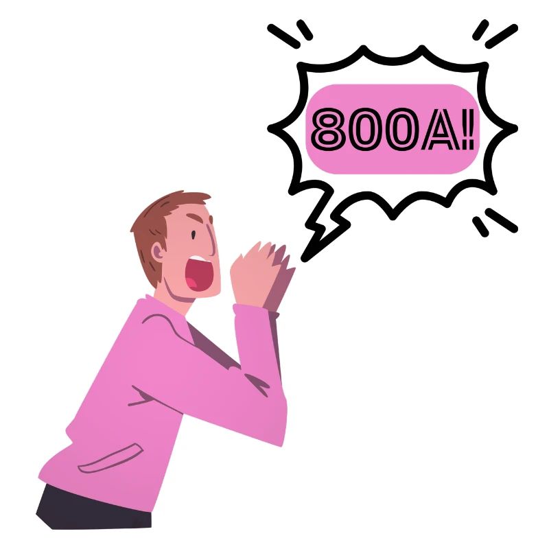 800A !