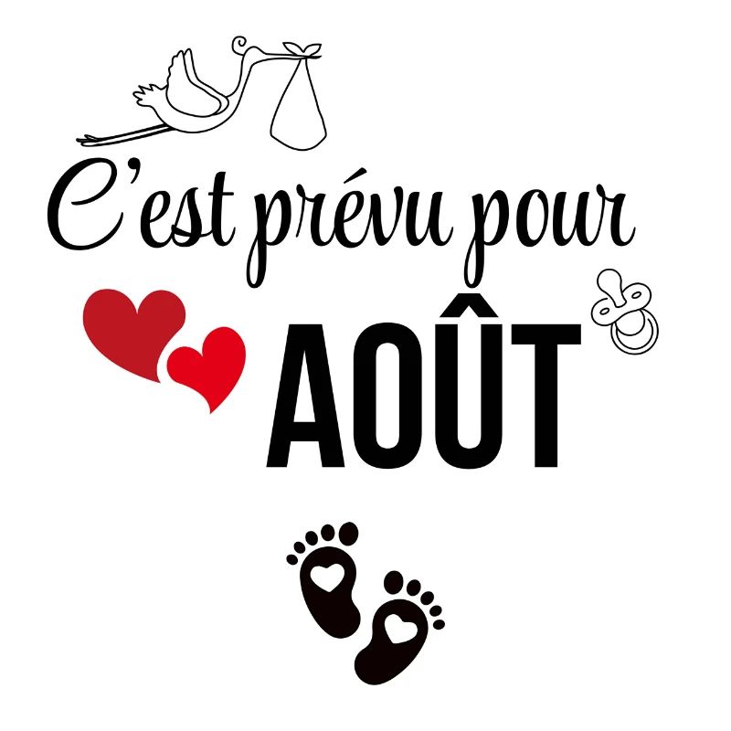 C’est prévu pour août - annonce de grossesse