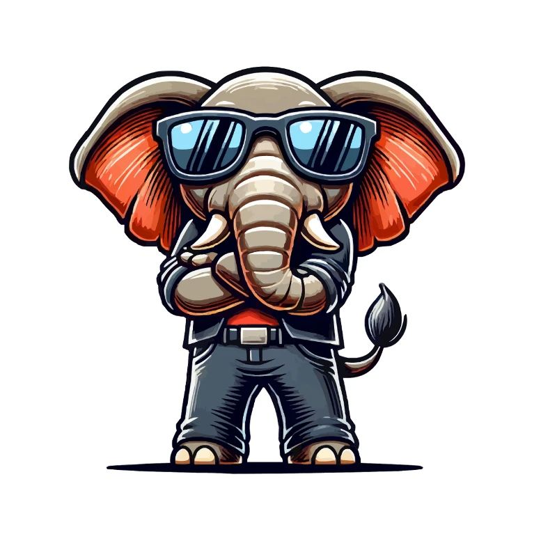 Elephant Comic Sunglasses