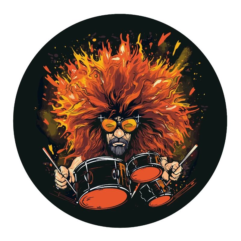Drummer wild
