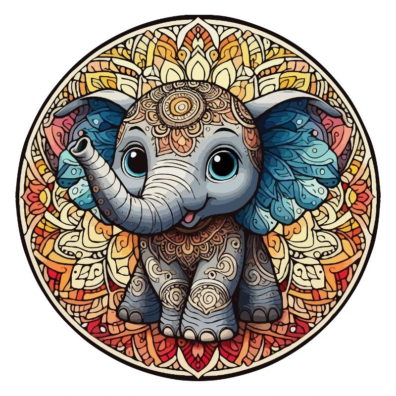 Mantra indien éléphant junior