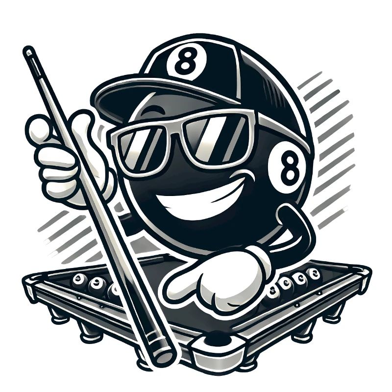 Billard élégant à 8 boules